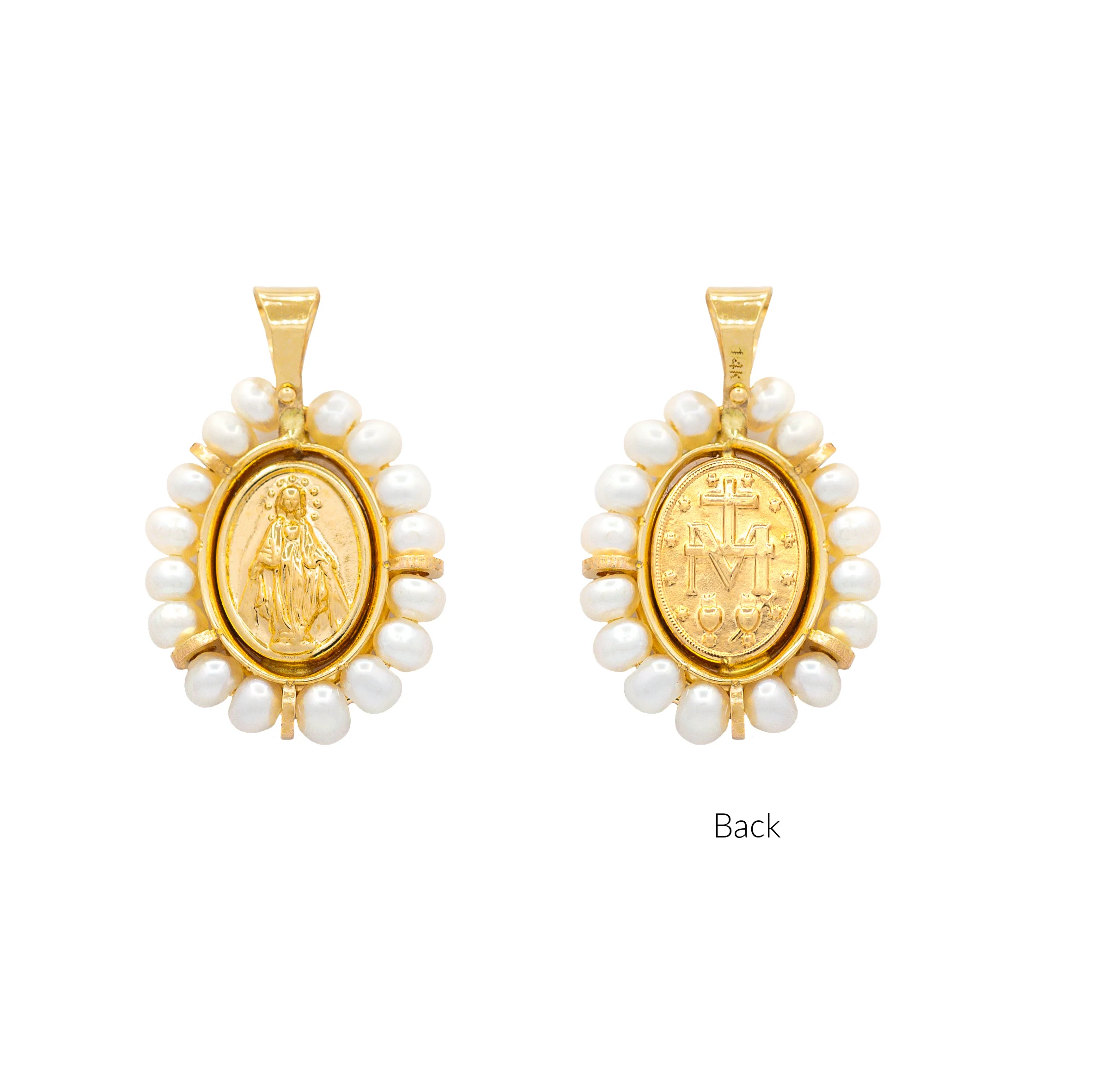 Miraculous pendant with Pearls - Image 4
