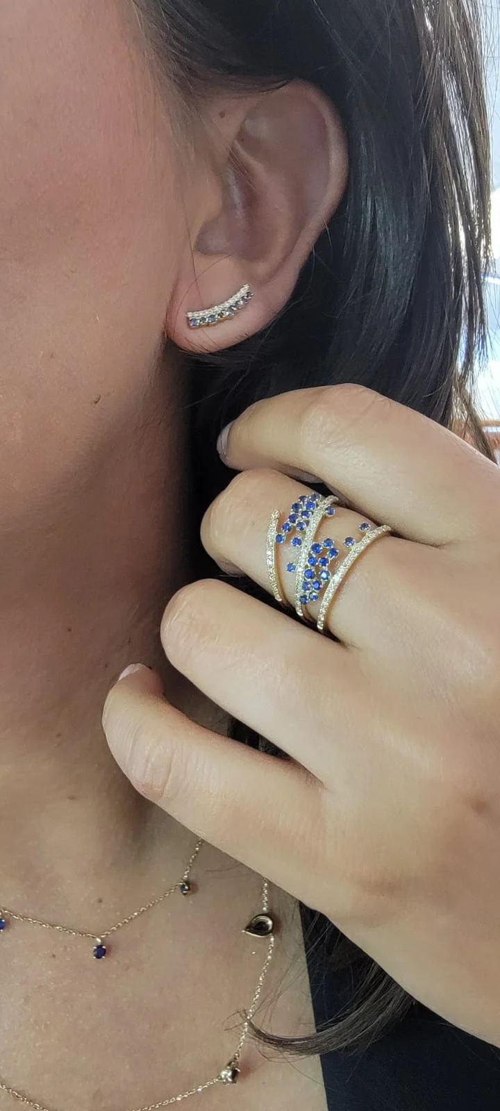 Galaxy Precious Color Stone and Diamond Ring - Image 5