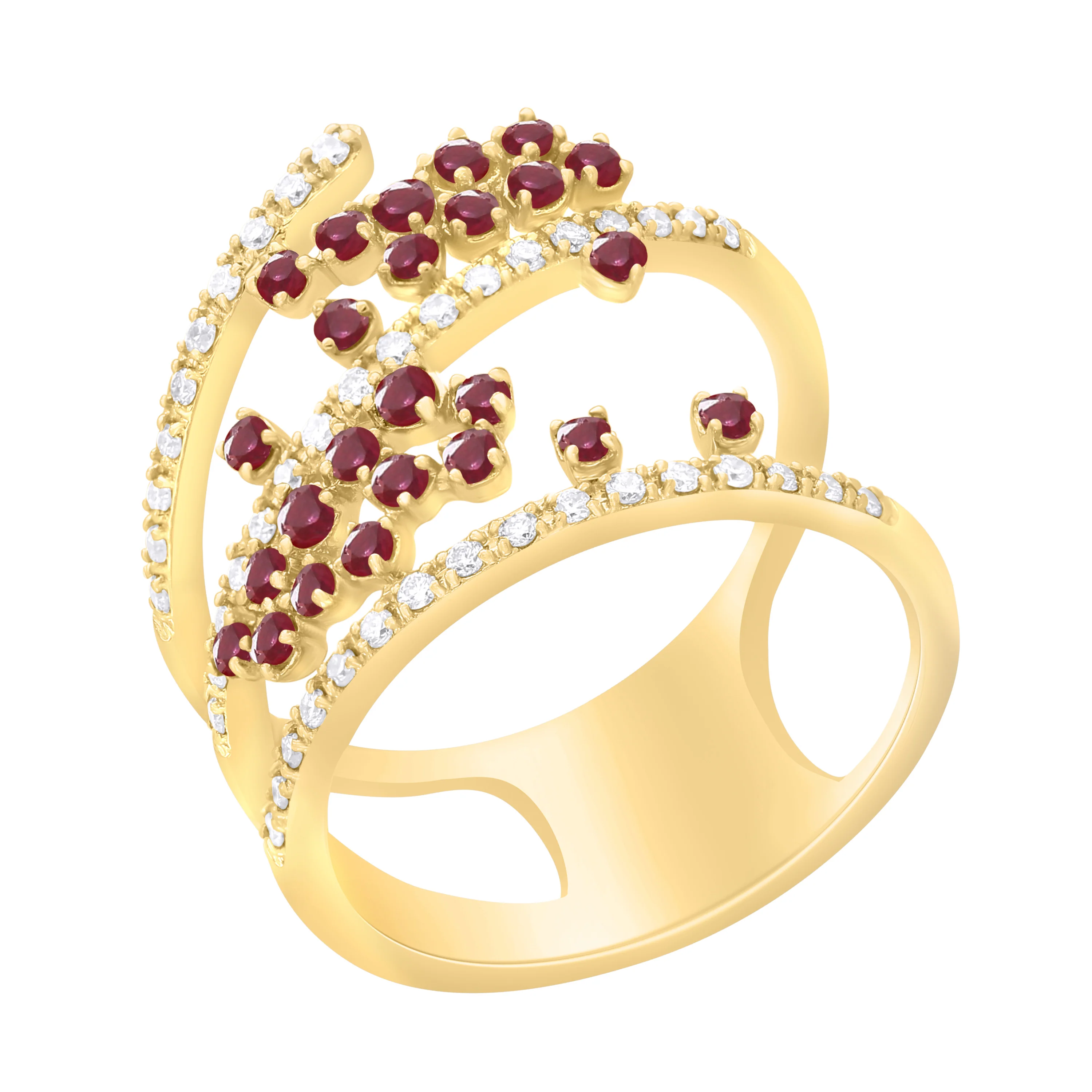 Galaxy Precious Color Stone and Diamond Ring - Image 8