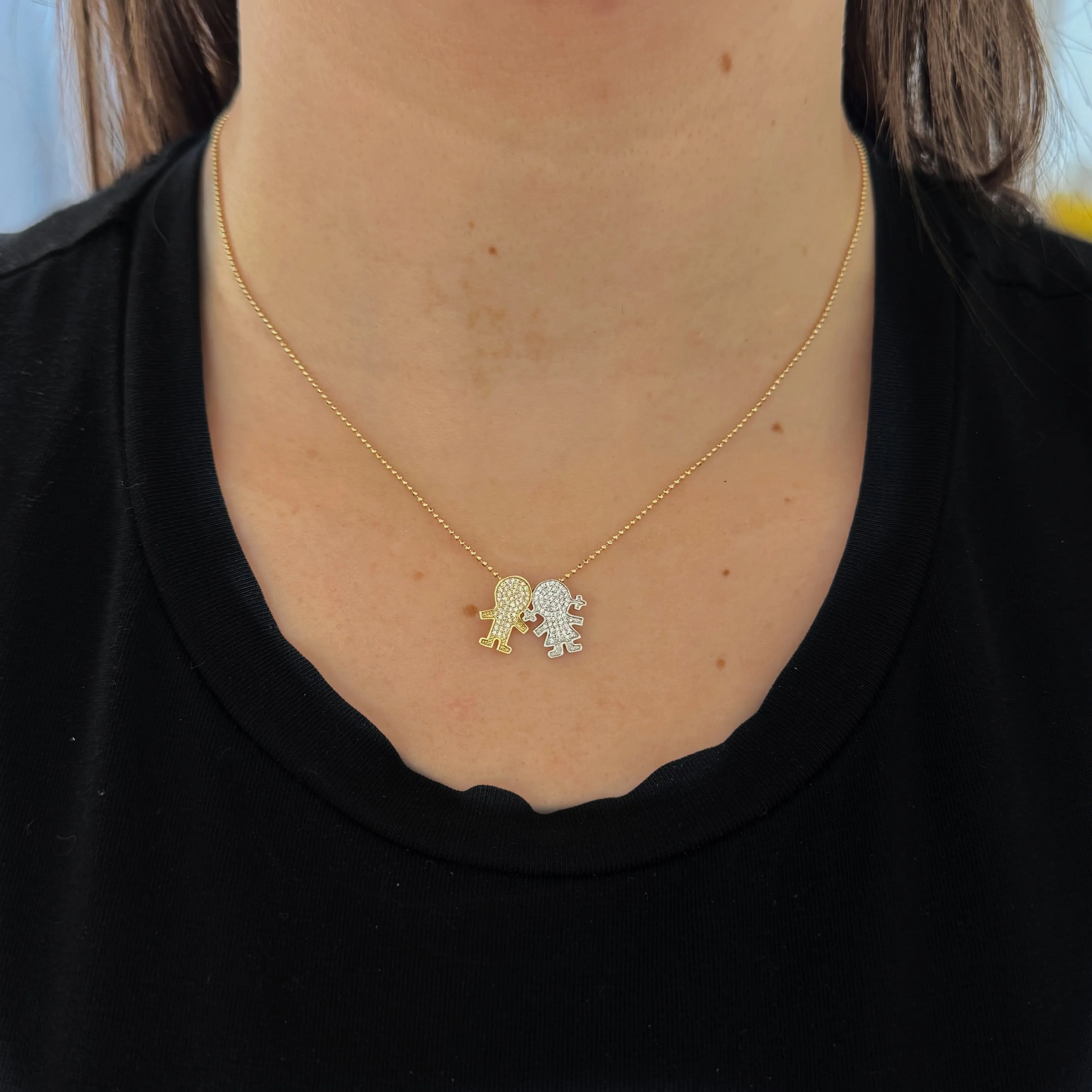 Diamond Girl Pendant 12mm - Image 5