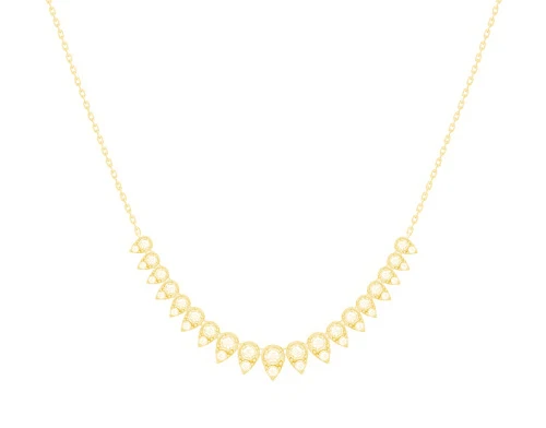 Diamond Illusion Multi Drop Necklace