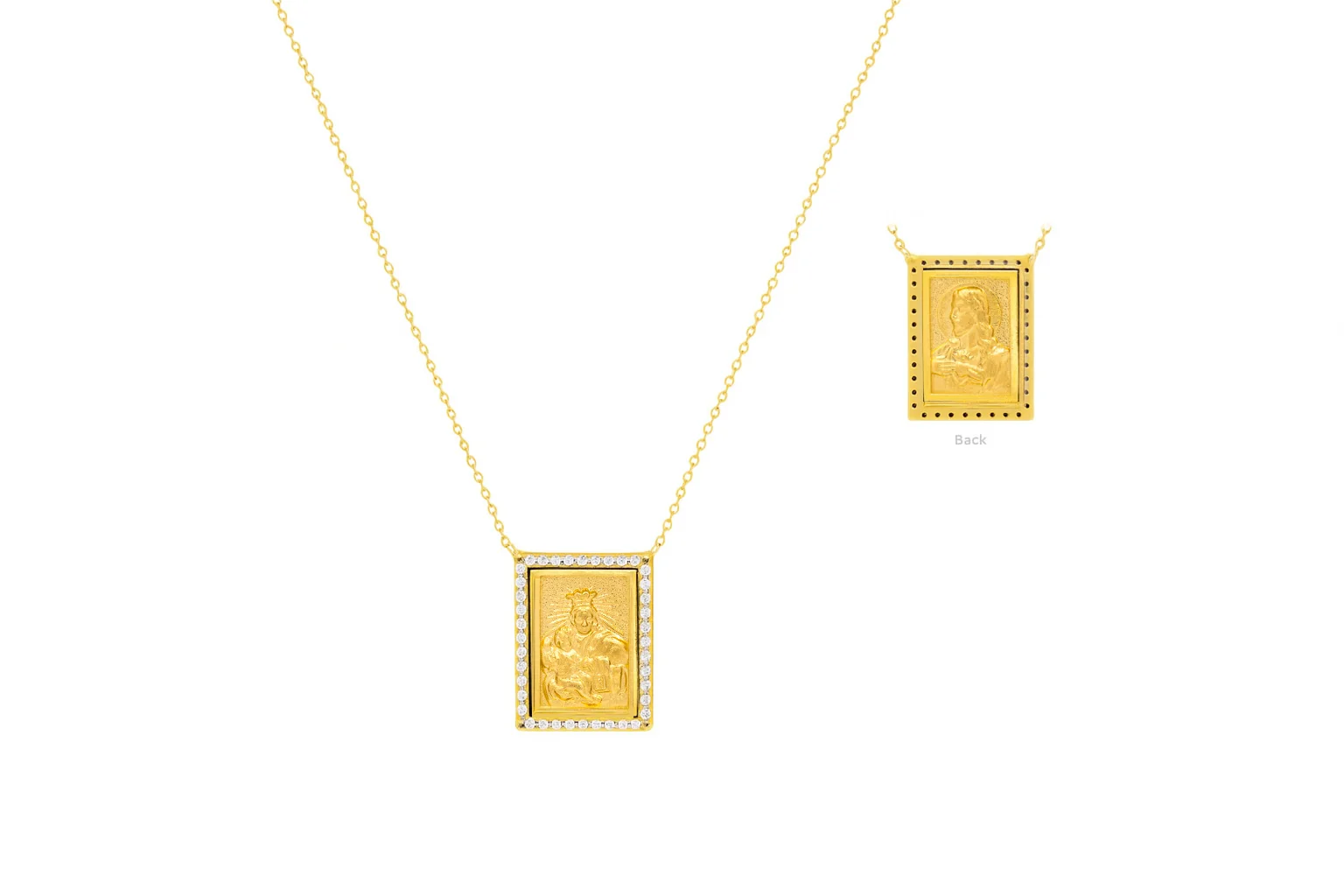 Diamond Scapular Medal