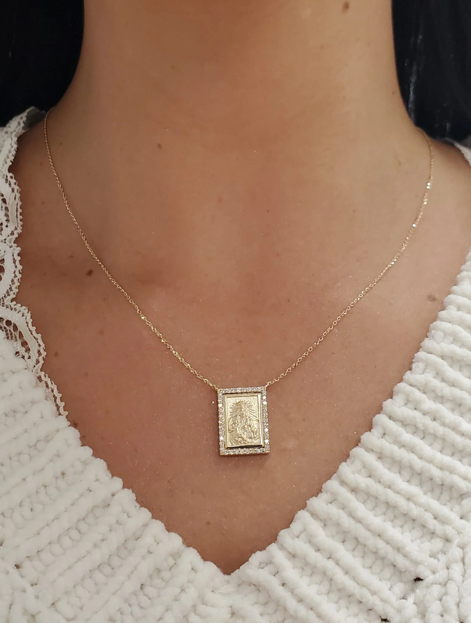 Diamond Scapular Medal - Image 3