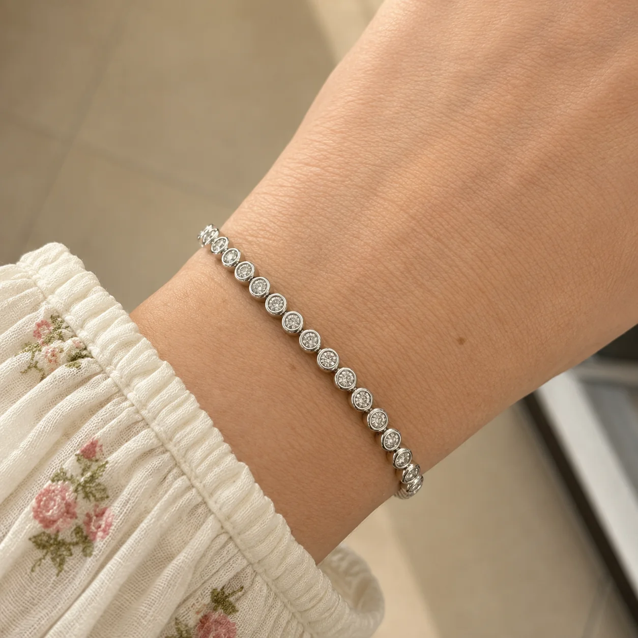 Diamond Tennis Bracelet - Image 2