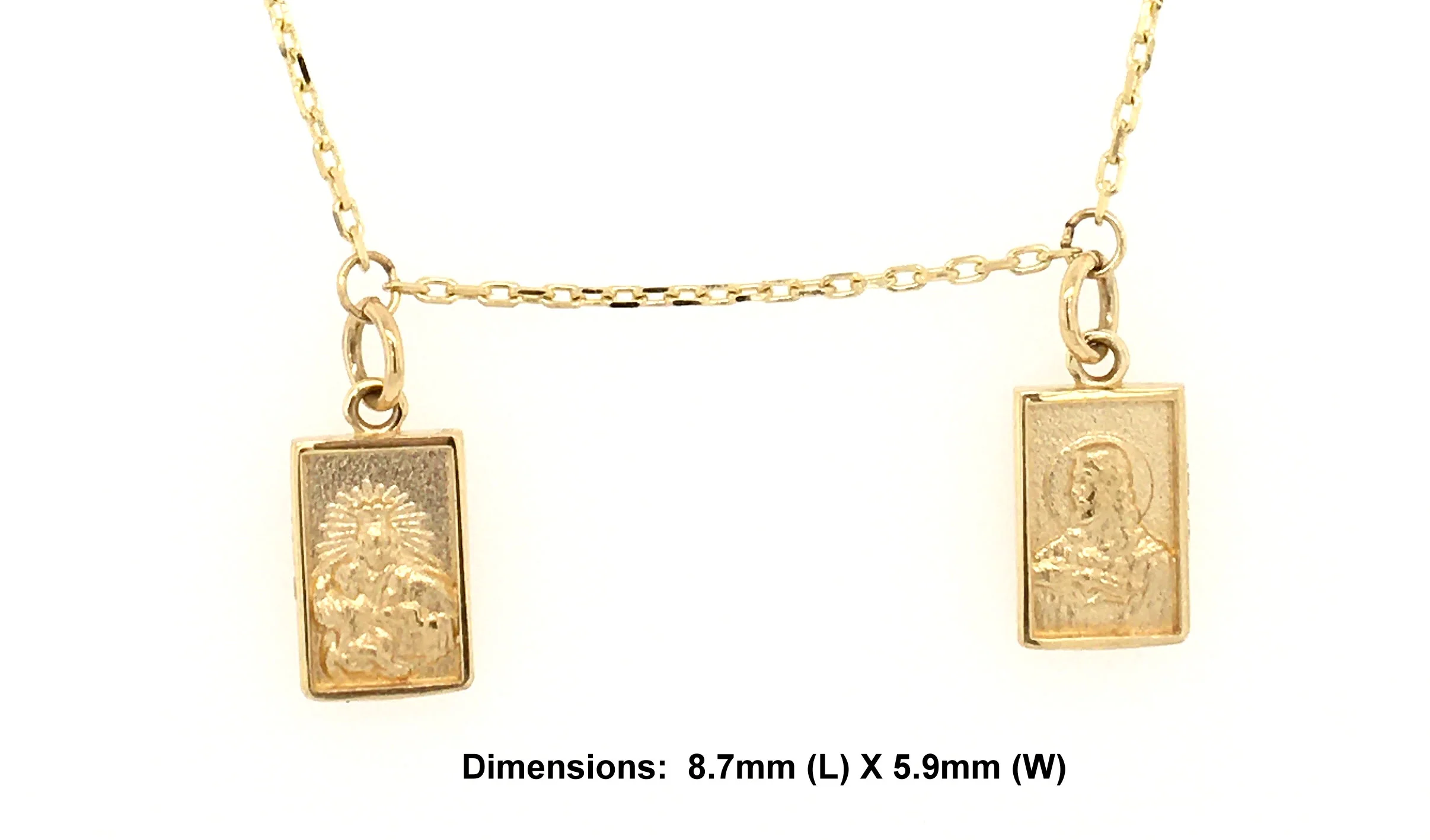 Double Scapular Forward Facing Necklace - Image 4
