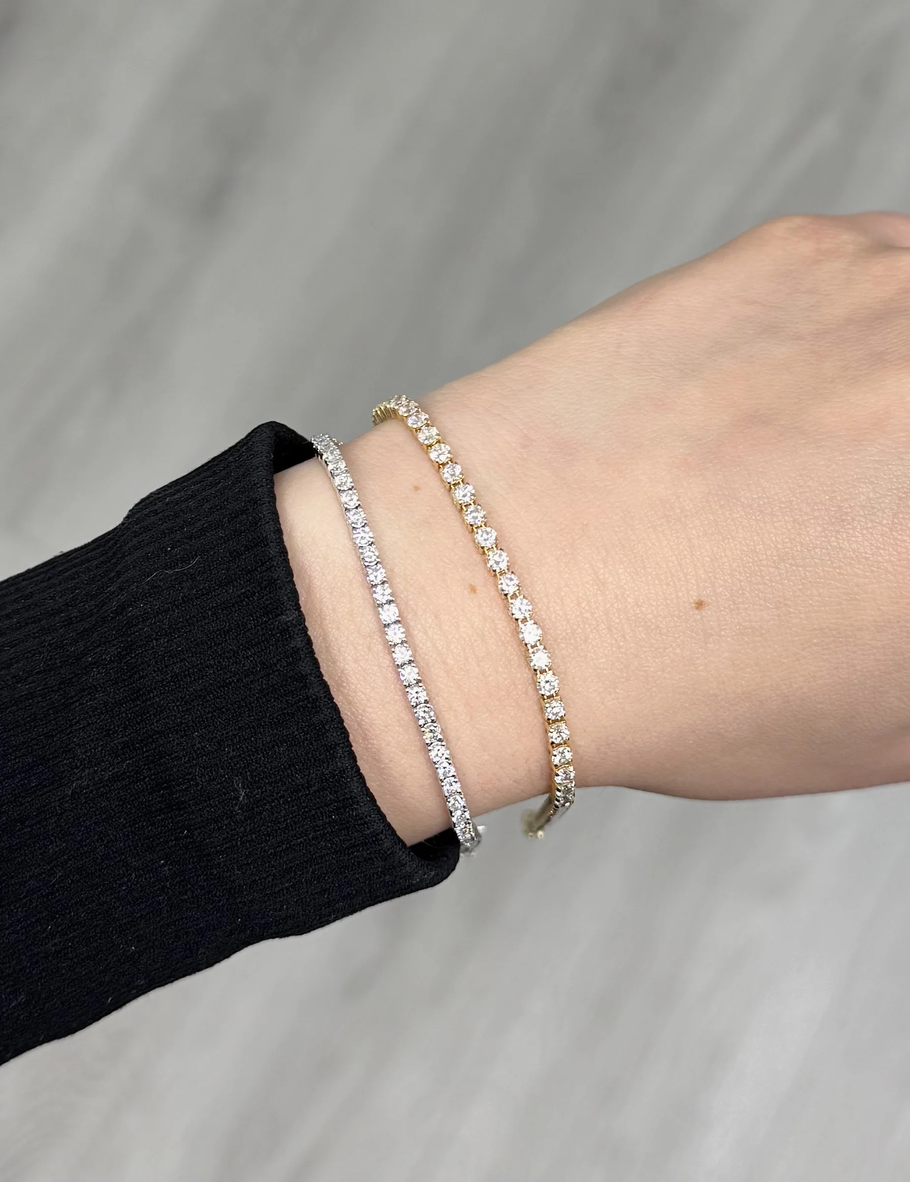 Lab-Grown Diamond Tennis Bracelet-3.23ct - Image 2