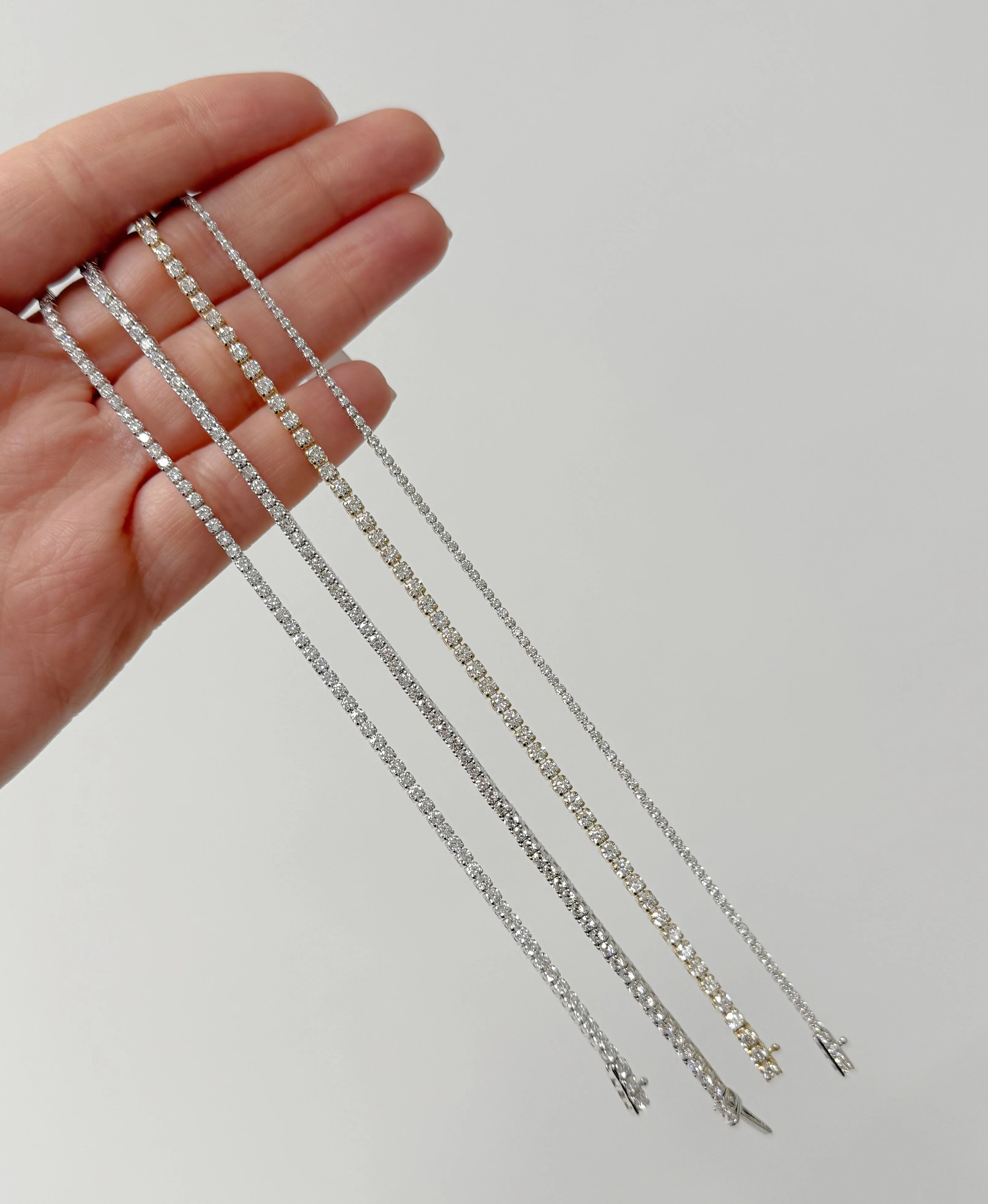 Lab-Grown Diamond Tennis Bracelet-3.23ct - Image 3