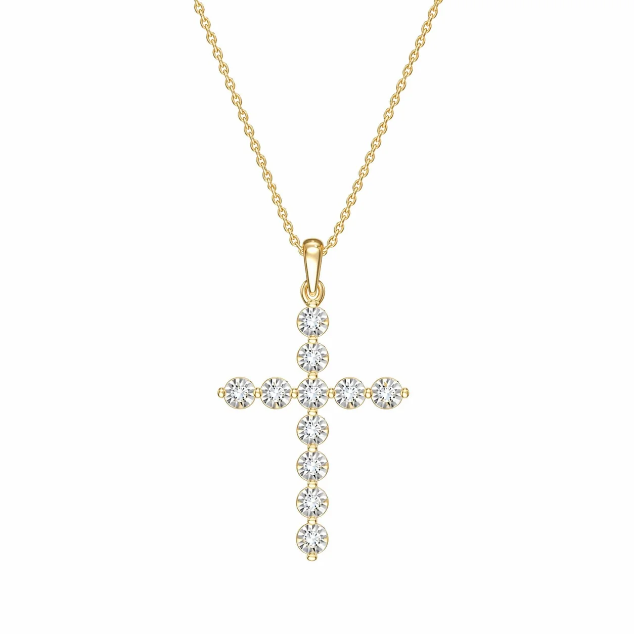 Large Illusion Set Diamond Cross