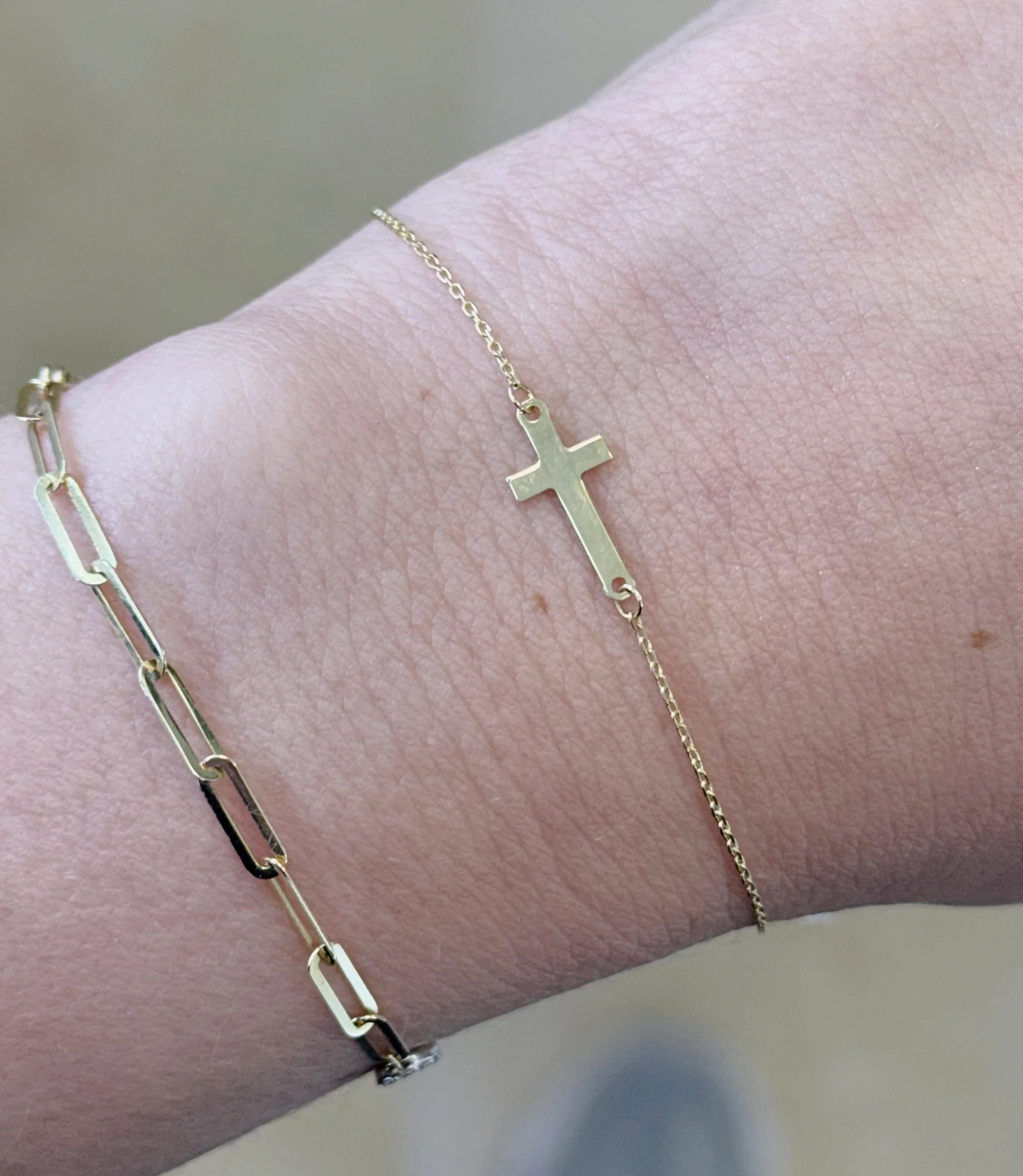 Medium Side Cross Bracelet - Image 2