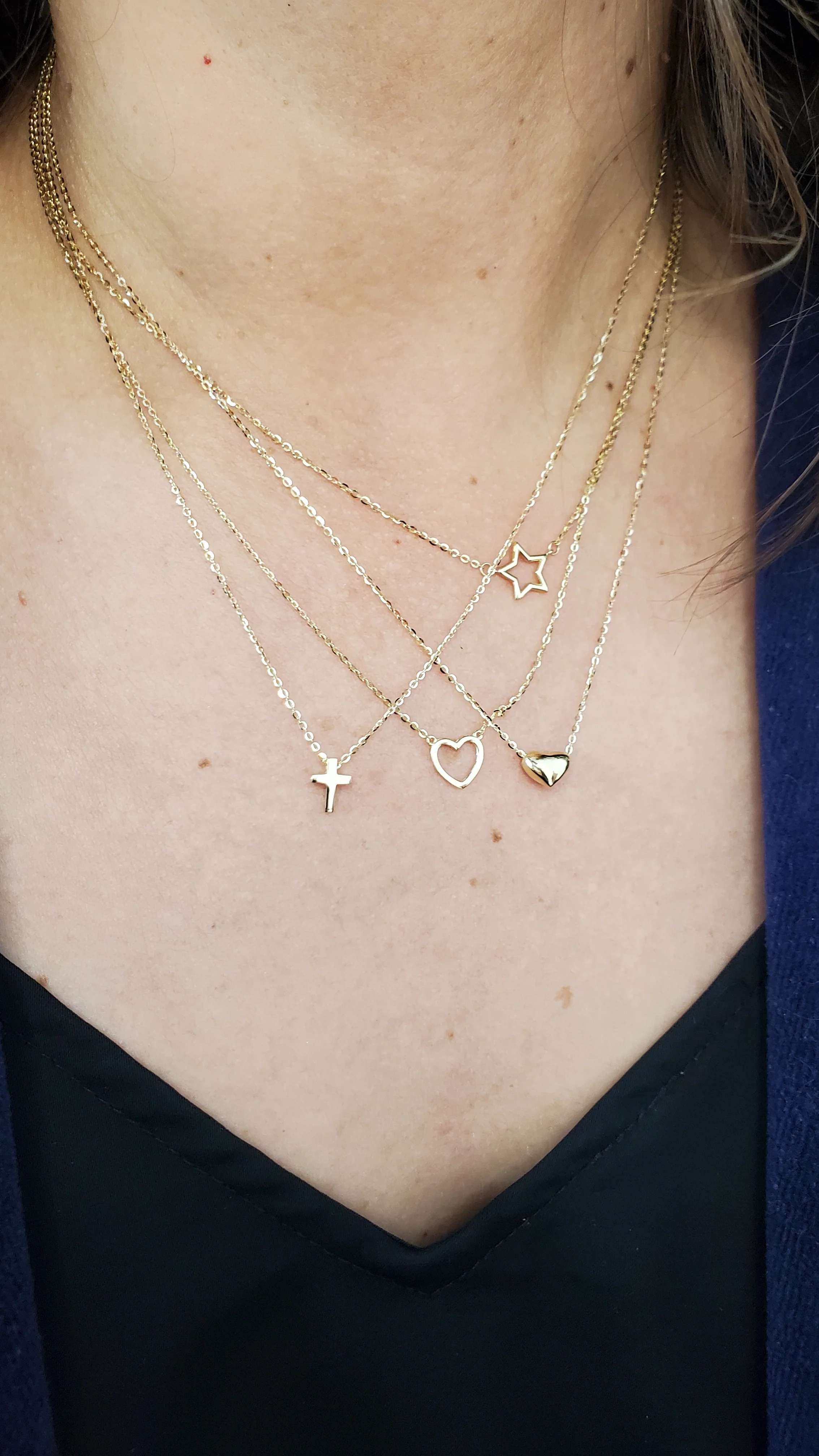 Mini Puffed Heart Necklace - Image 5