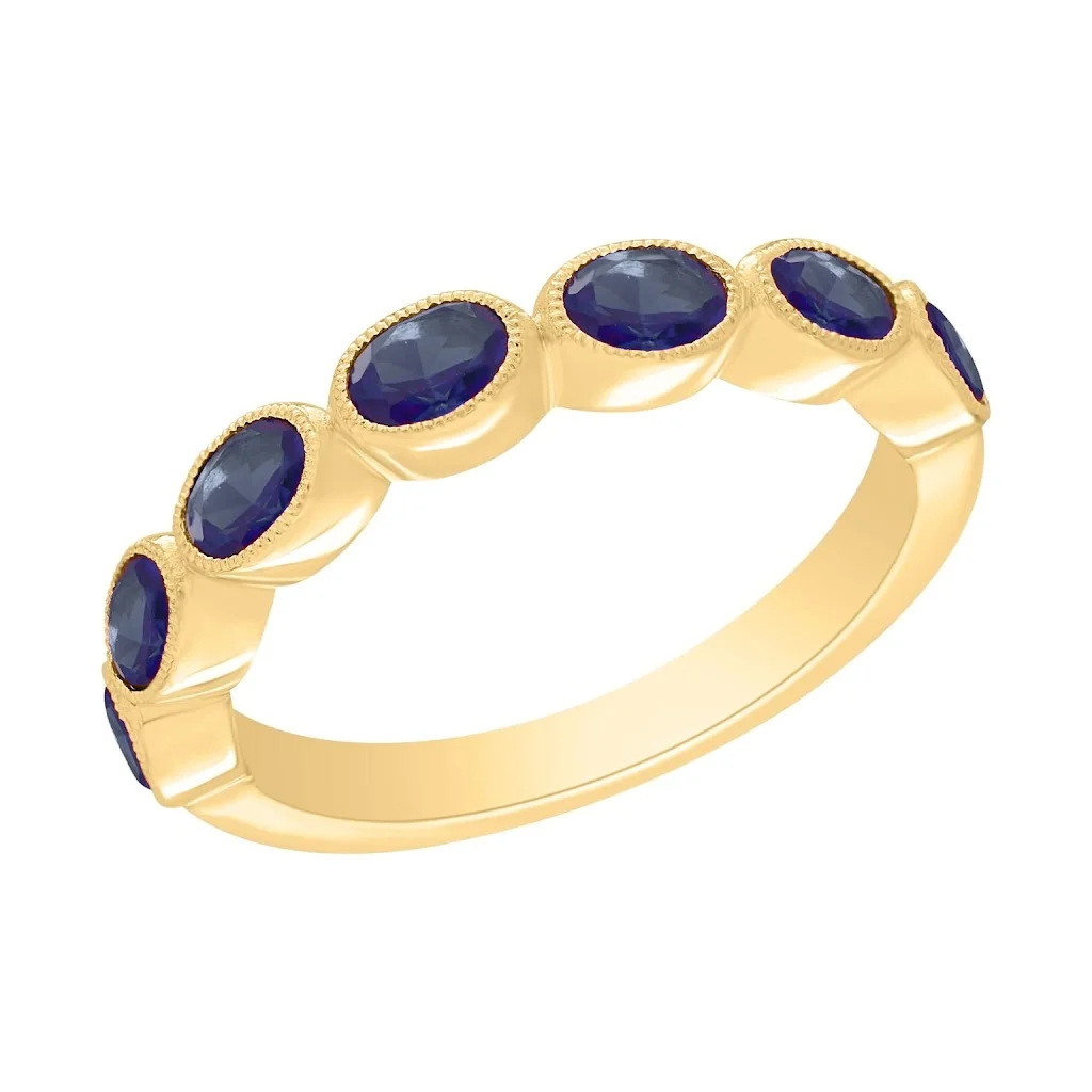 Multi Oval Color Stone Ring - Image 2