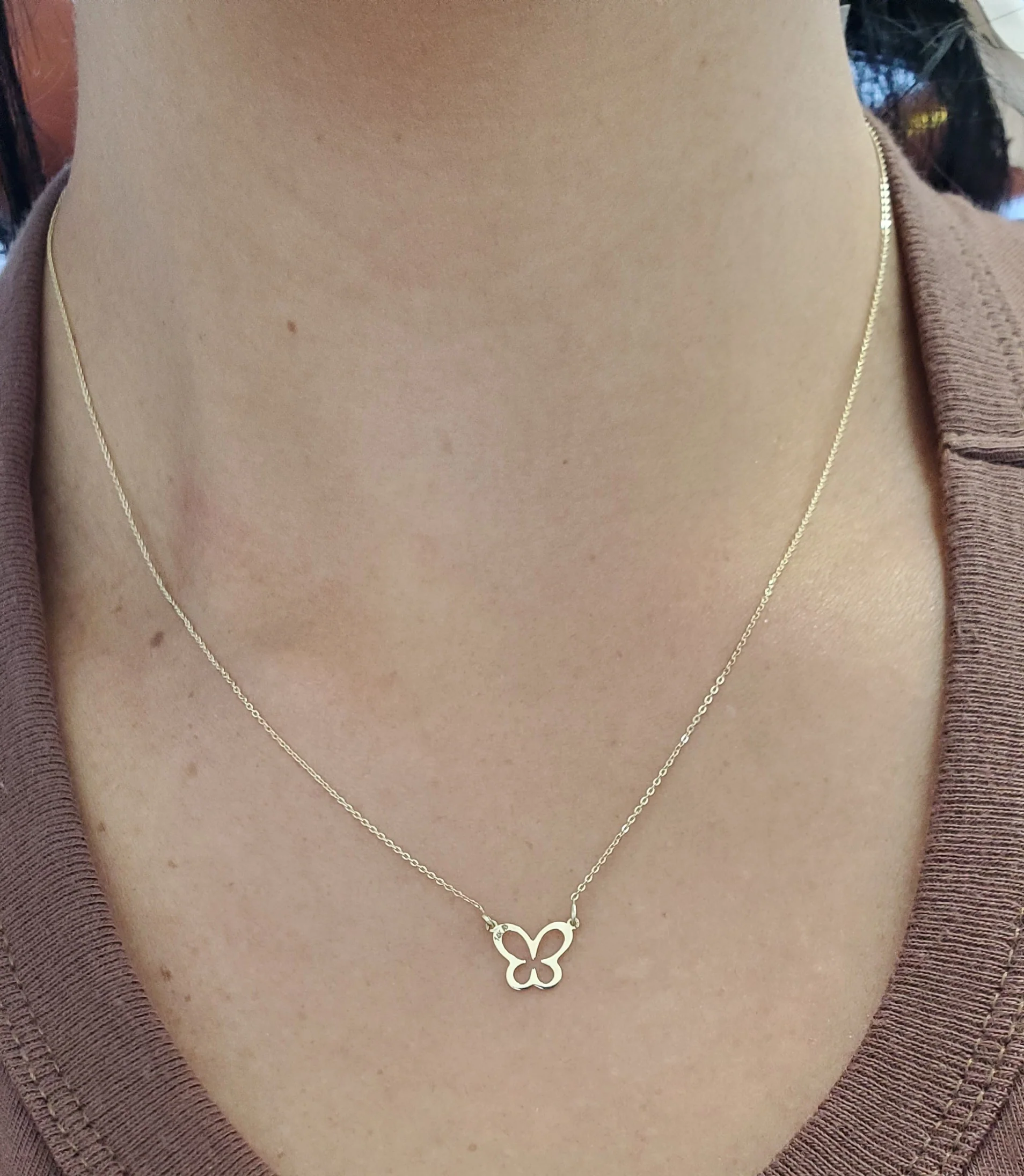 Open Butterfly Necklace - Image 2