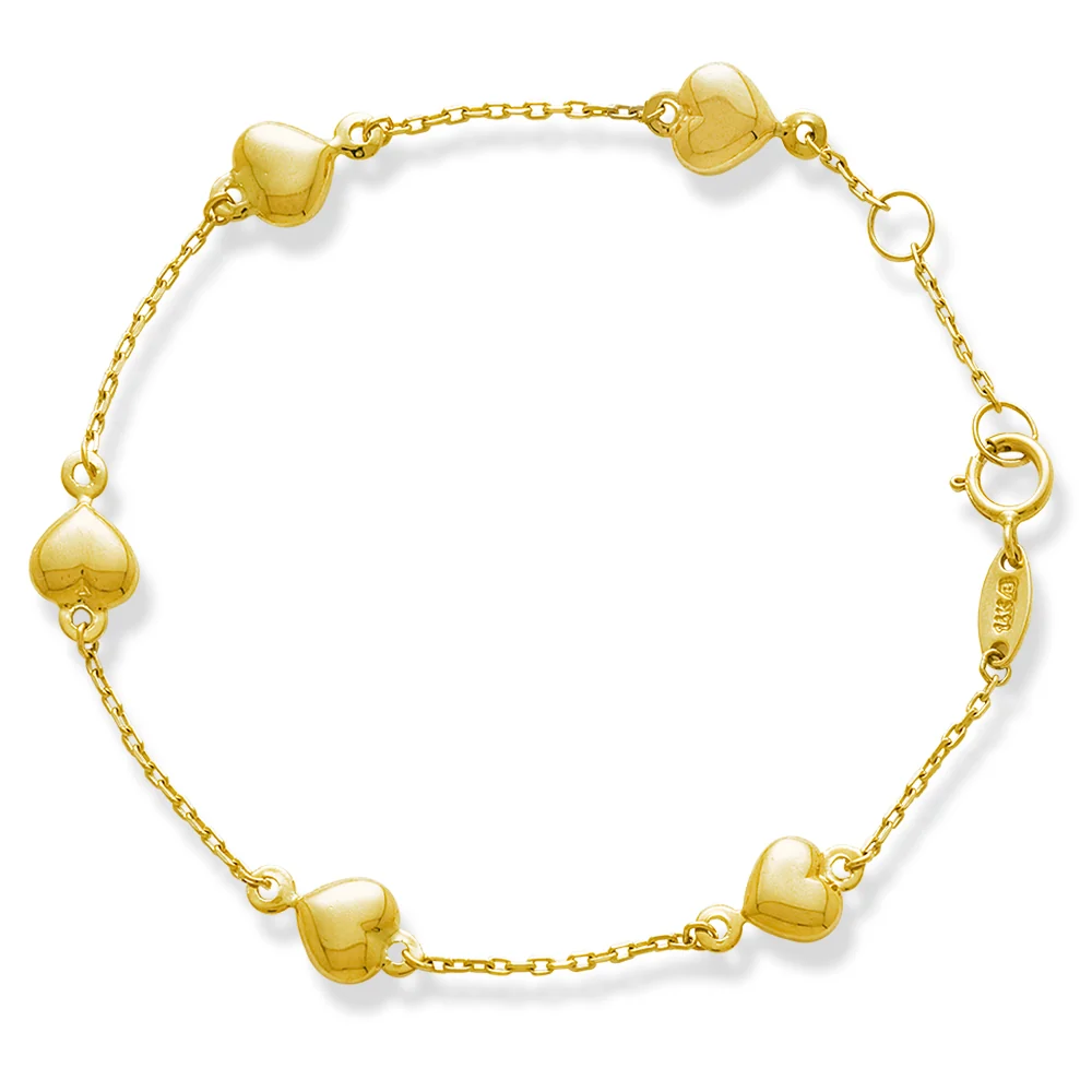 Puff Heart Bracelet