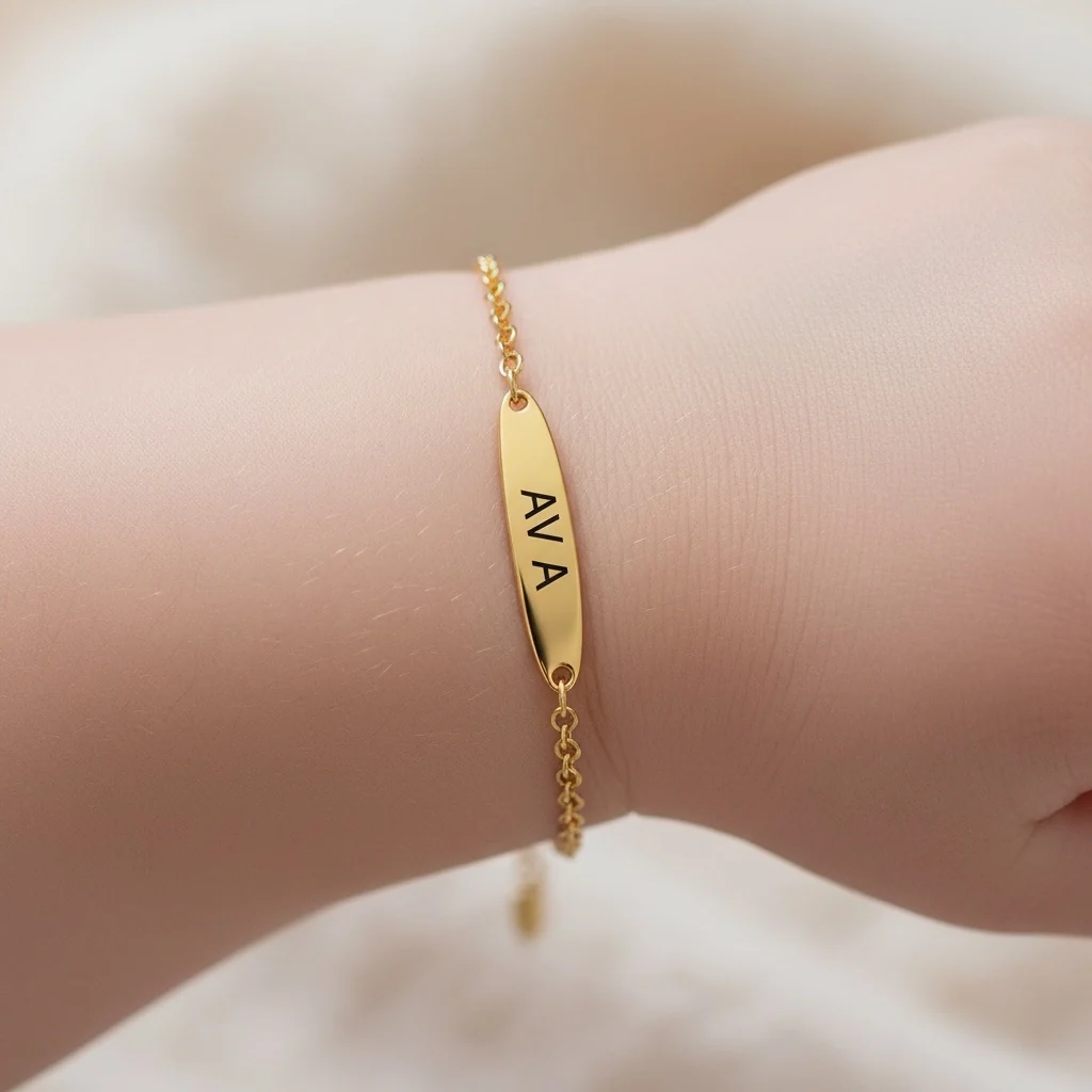 Thin Baby ID Bracelet Newborn to 6-12 months - Image 2