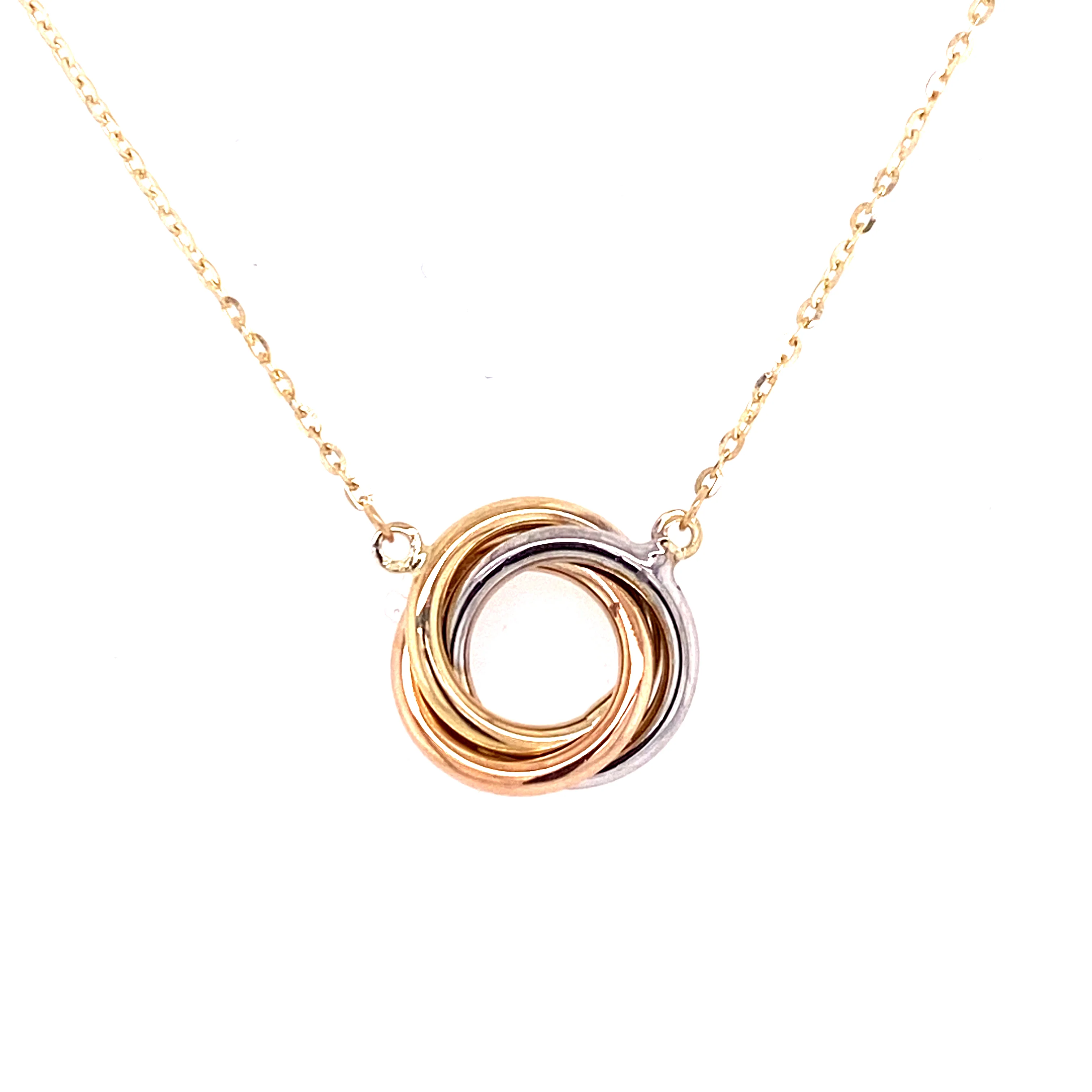 Tricolor Love Knot Necklace - Image 5