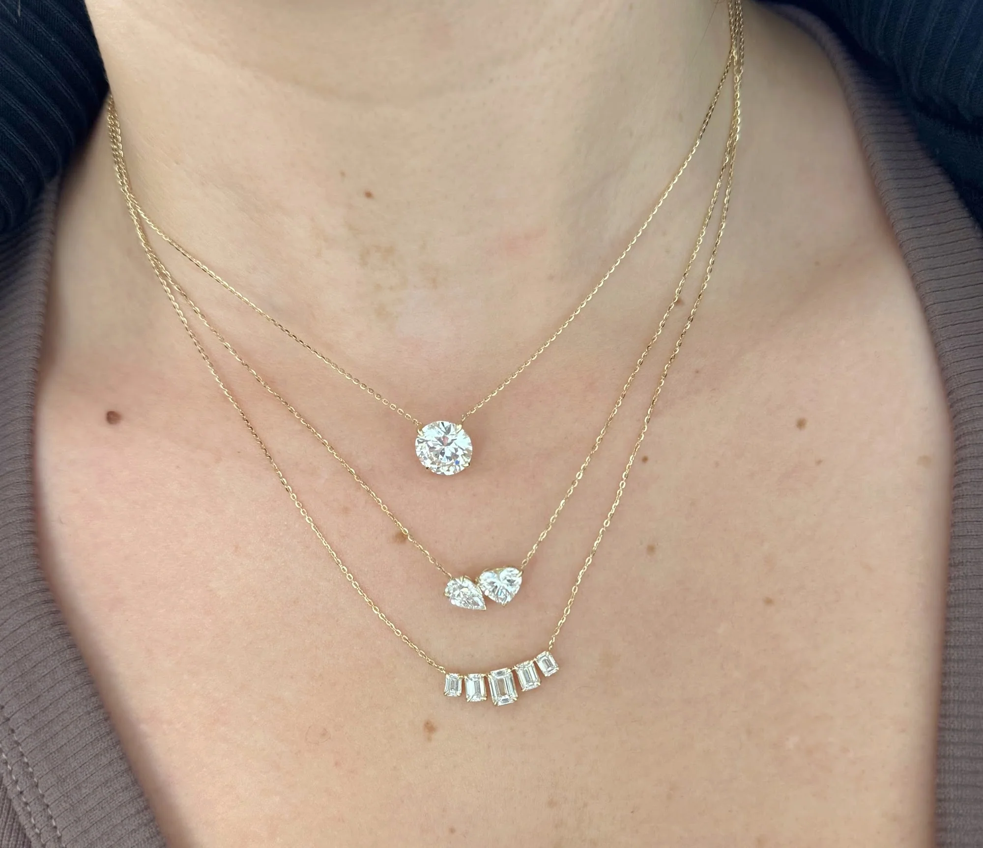 You & Me Lab Grown Diamond Necklace  2.51 CTW - Image 3