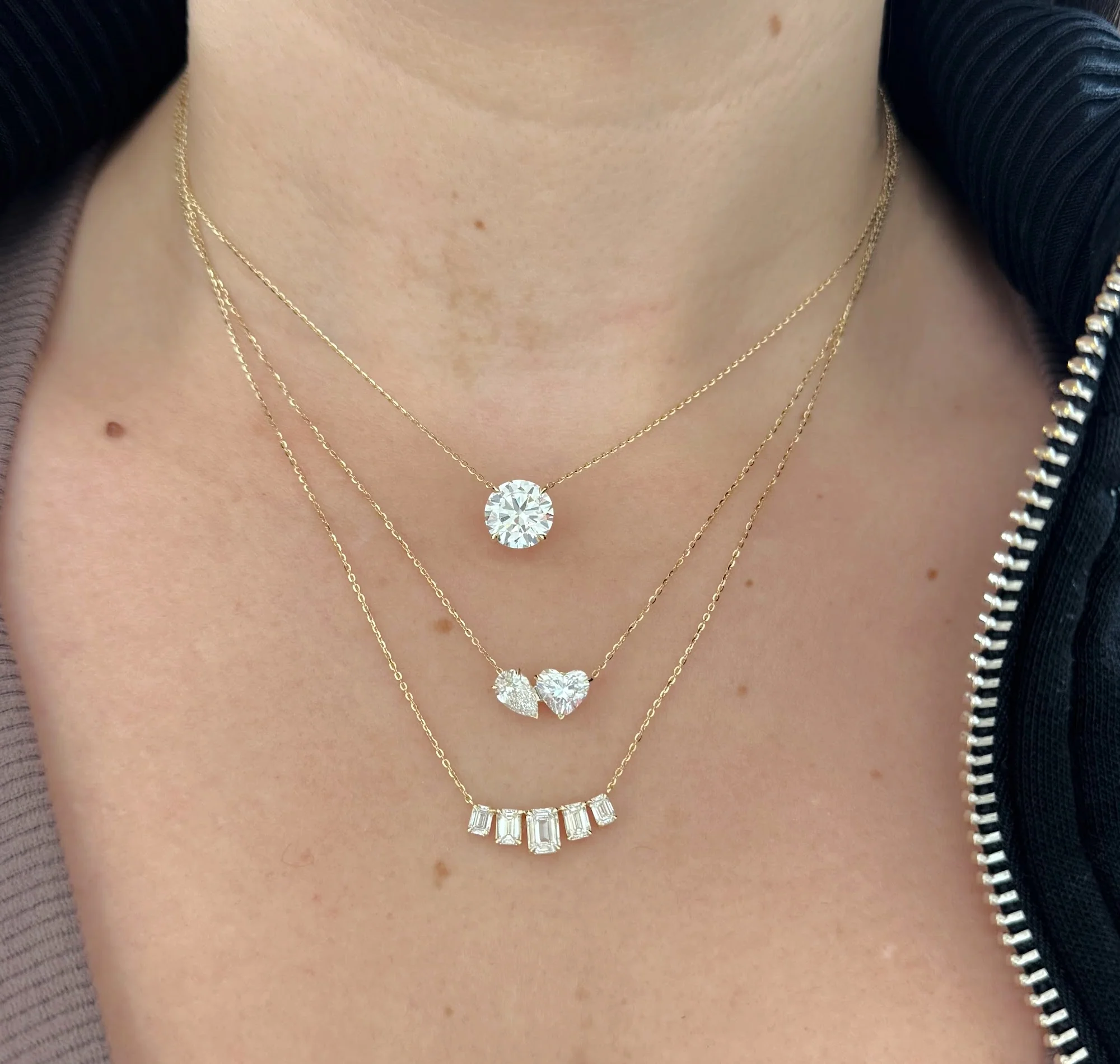 You & Me Lab Grown Diamond Necklace  2.51 CTW - Image 4